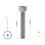TORNILLO LLANTA MOTOR DUALTRON (NO VALIDO MINI) 30 UNDS