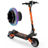 Peça antiqueda para patinete EWTB-005 preto 