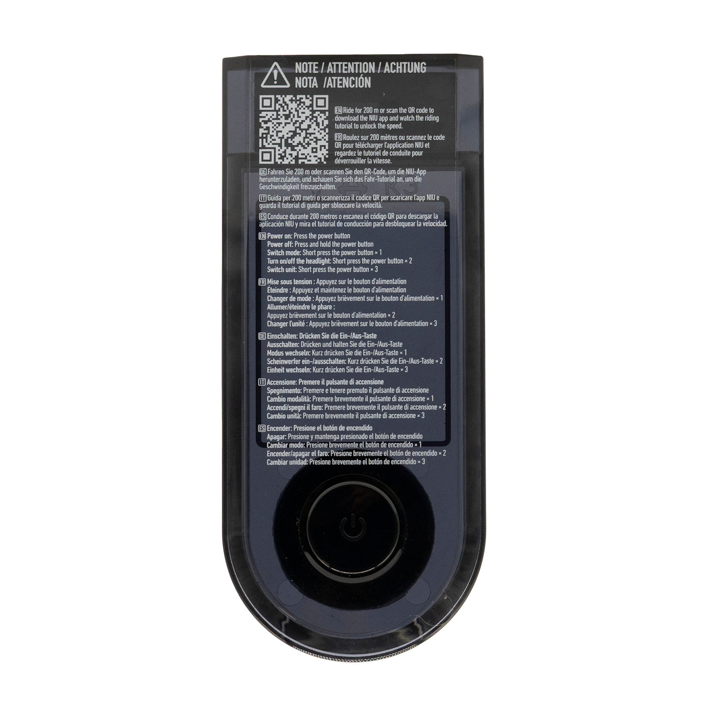 Copertura display Niu KQi300P 