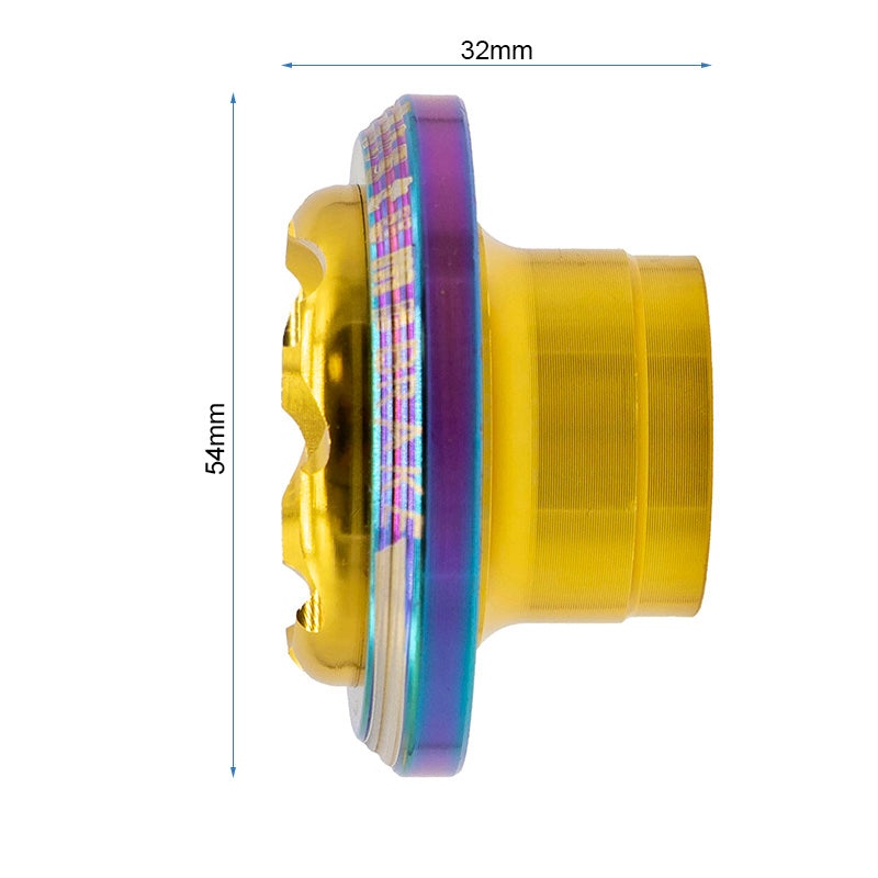 Peça antiqueda para patinete EWTB-005 dourado 