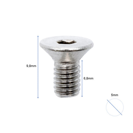 Tornillos bisagra dualtron inox 10 Uds