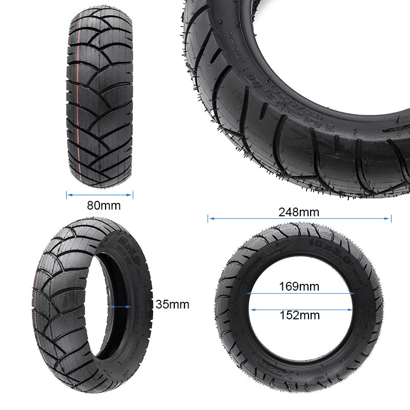 Pneu sem câmara 10x3(80/65-6) [Xuancheng] 