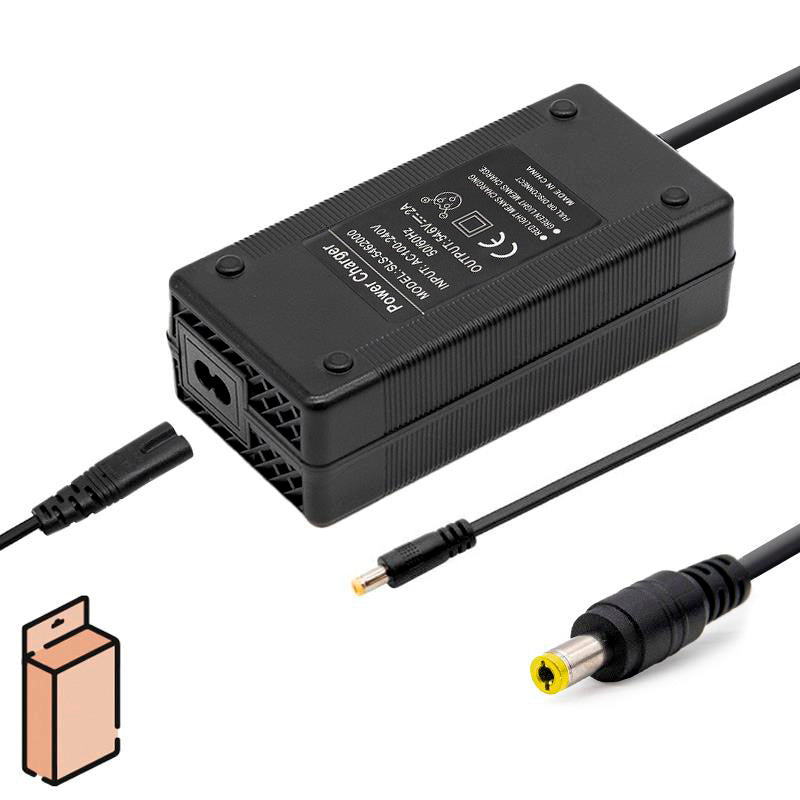 Chargeur 48V (sortie 54,6v) 3A DC connecteur 5,5x2,1 mm