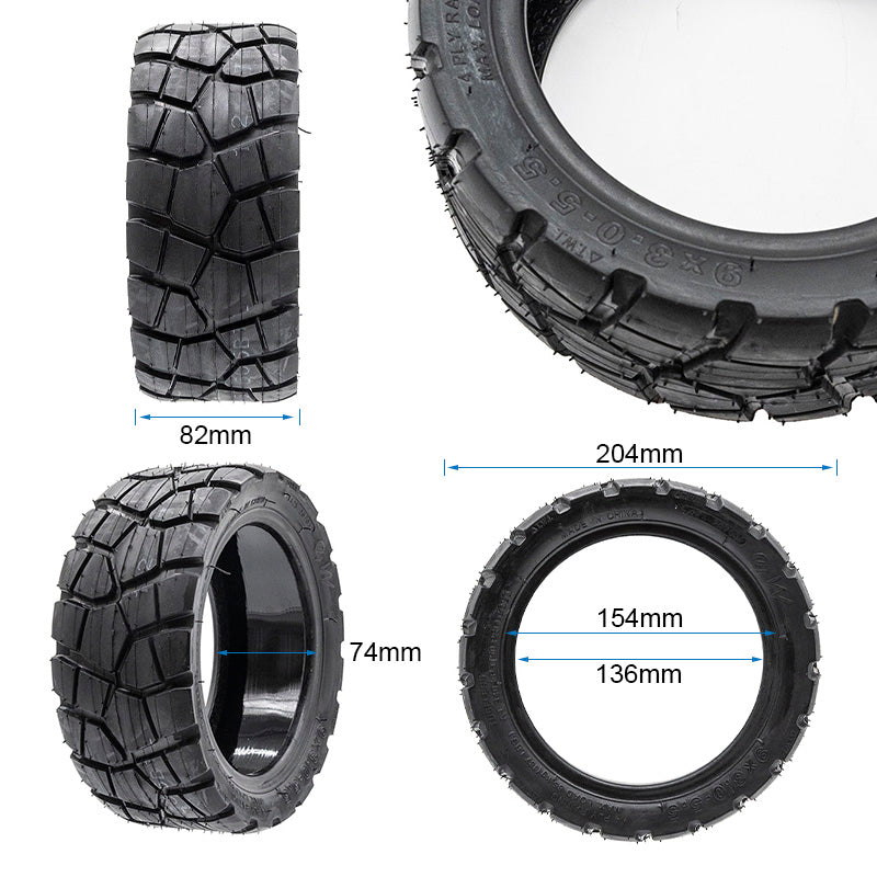 Pneumatico tubeless offroad 9x3-5,5 EWHEEL RHINOTRACK con gel antipizzico 