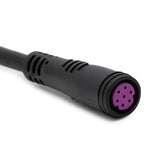 Connector waterproof 8mm 7 pin 