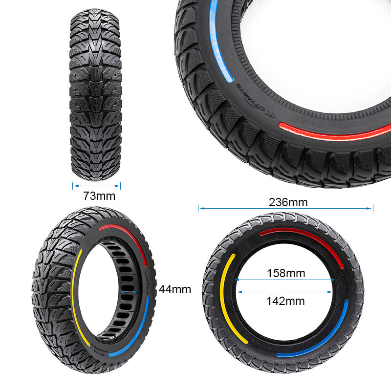 Pneus pleins 10x3-6,5 [Cityneye] 