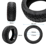 Pneumatico tubeless off-road 90/55-7 rosso con gel