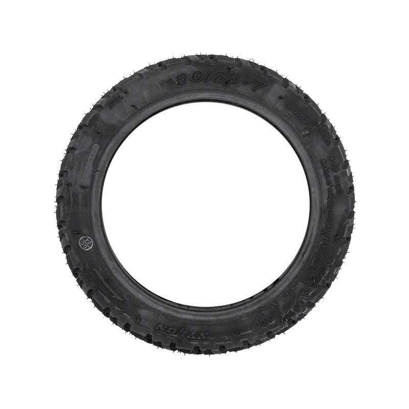 Pneumatico tubeless off-road 90/55-7 rosso con gel