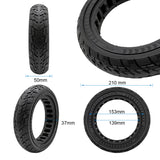 Ruota piena off-road 8,5x2 (50/75-6,1) nera