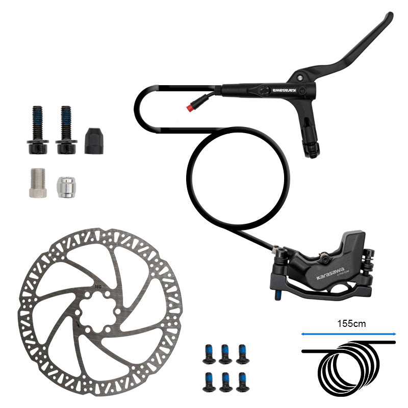 Karasawa Kit freno idraulico 4 pistoni + Disco