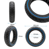Ruota piena off-road 8,5x2 (50/75-6,1) blu