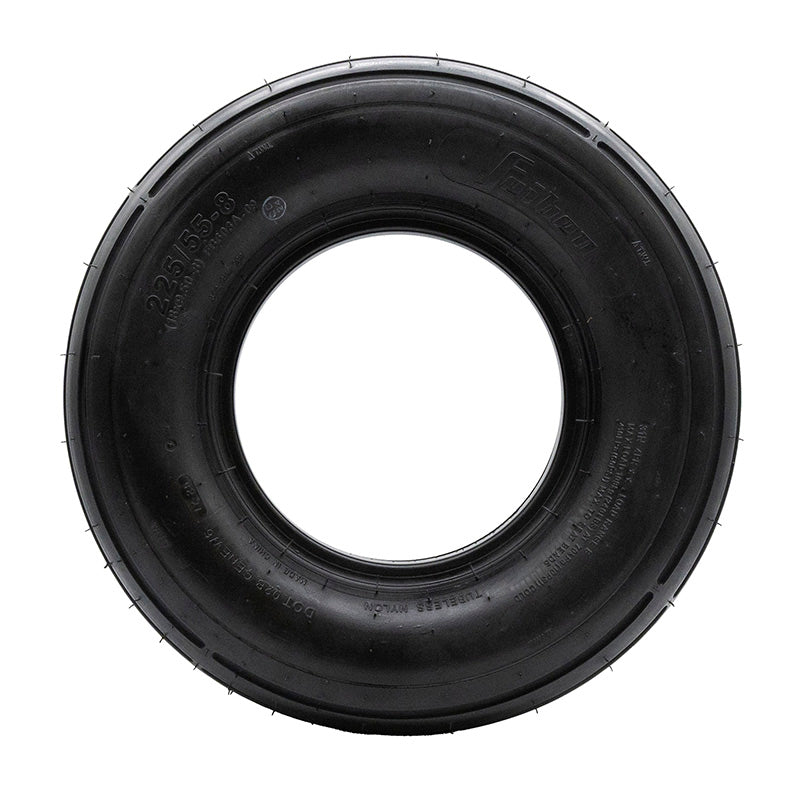 Tire tubeless 18x9.5-8 / 225/55-8 smooth [Feiben] 