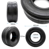 Tire tubeless 18x9.5-8 / 225/55-8 smooth [Feiben] 