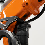 BRAVE ebike FATBIKE Dobrável Laranja/Cinza