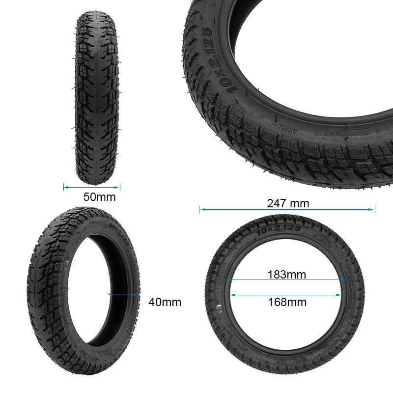 Opona bezdętkowa off-road 10x2,125-6