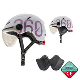 GLOOB Urbano blanco - morado orejeras extraibles