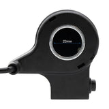 Throttle grip with button - waterproof connector