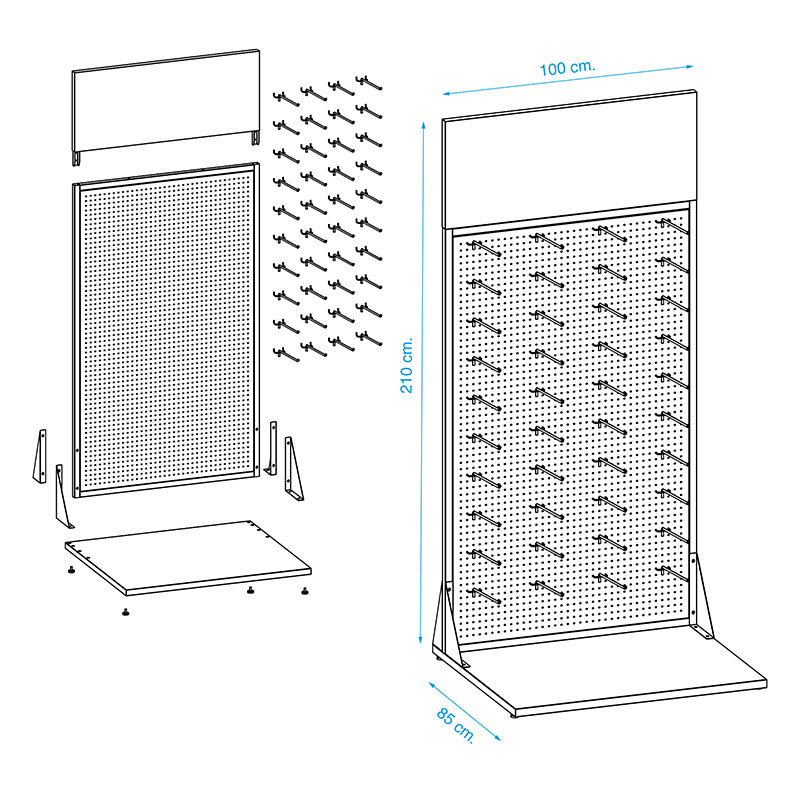 Expositor accesorios eRider360 (No incluye producto)