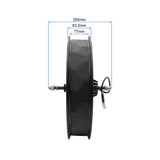 Cerchio posteriore 20x4,0 con motore 250W 80Nm COMMANDO/NAVY