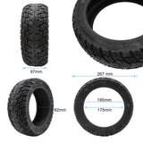 Pneumatico tubeless off-road 90/55-7 rosso