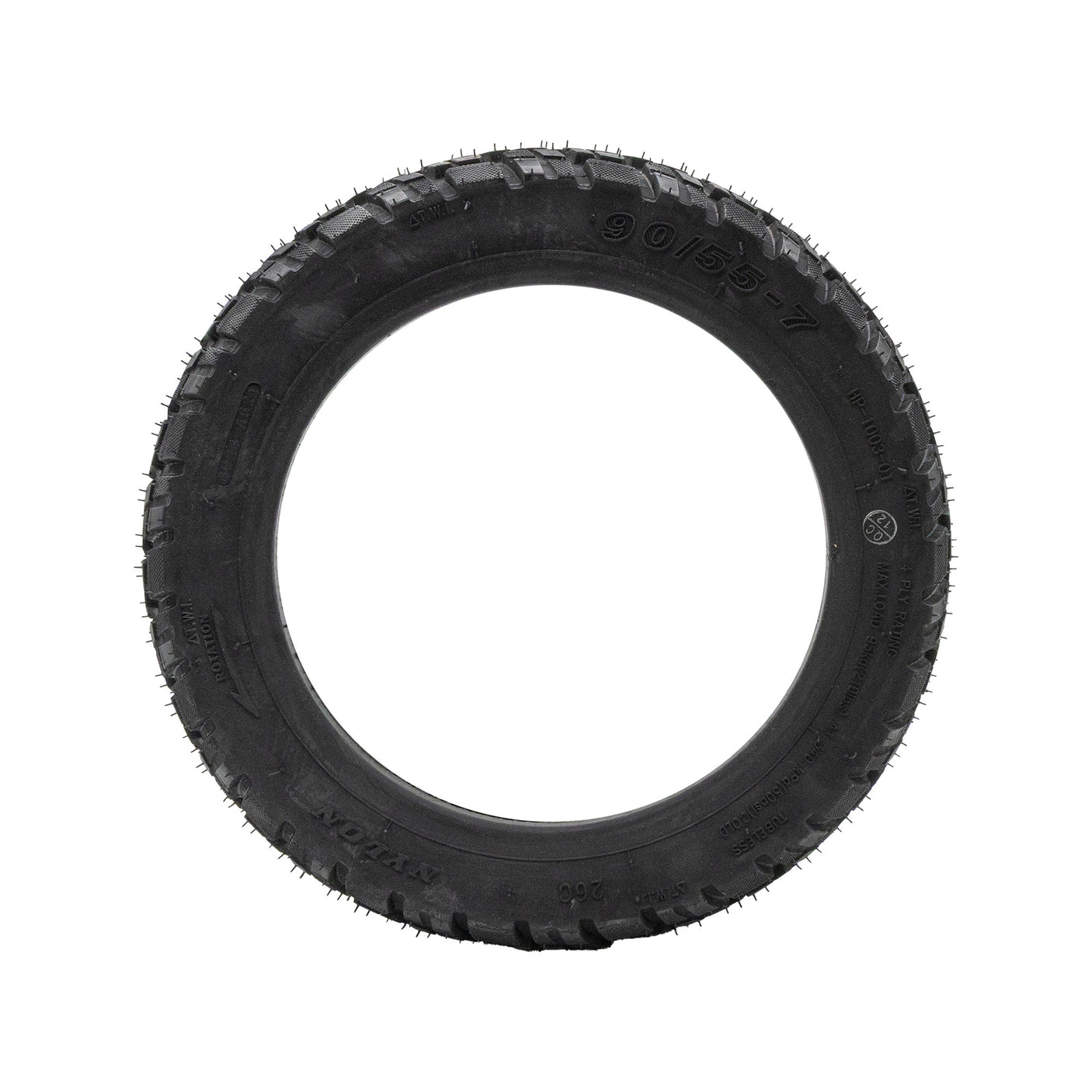 Pneumatico tubeless off-road 90/55-7 rosso