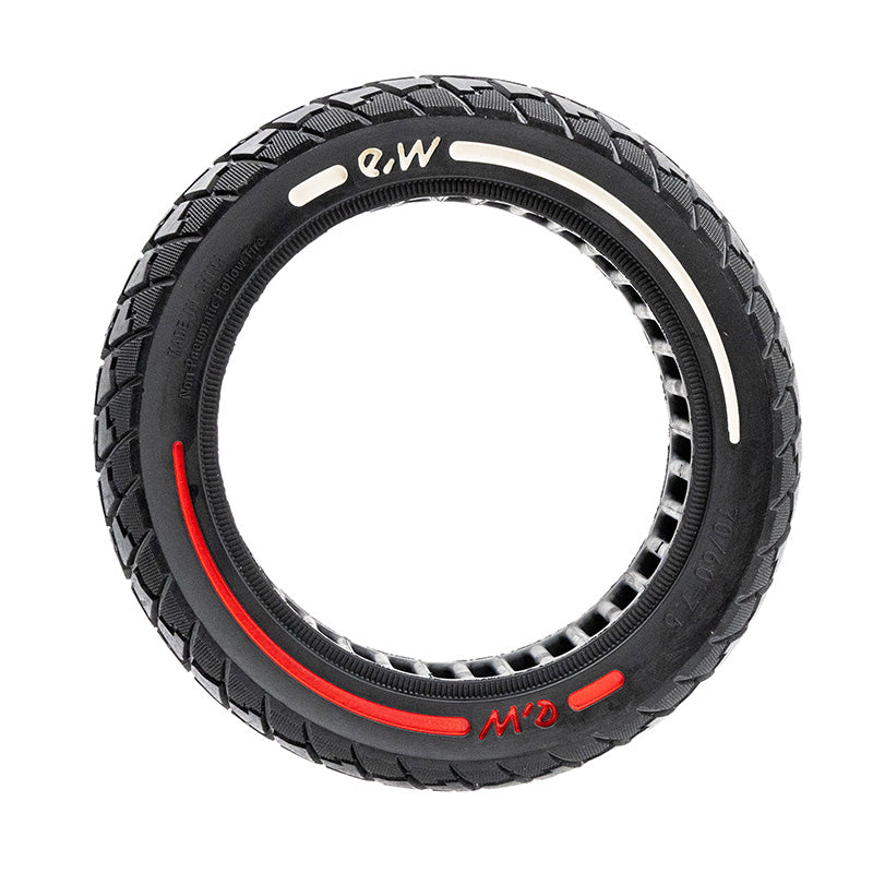 70/60-7.5 Rueda maciza blanco/rojo