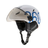 GLOOB Urbano bianco - blu paraorecchie rimovibili