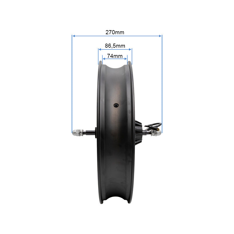 Llanta delantera 20x4,0 con motor 250w 80Nm LITHOR/BRAVE