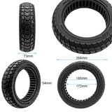 70/60-7.5 Pneumatico pieno nero