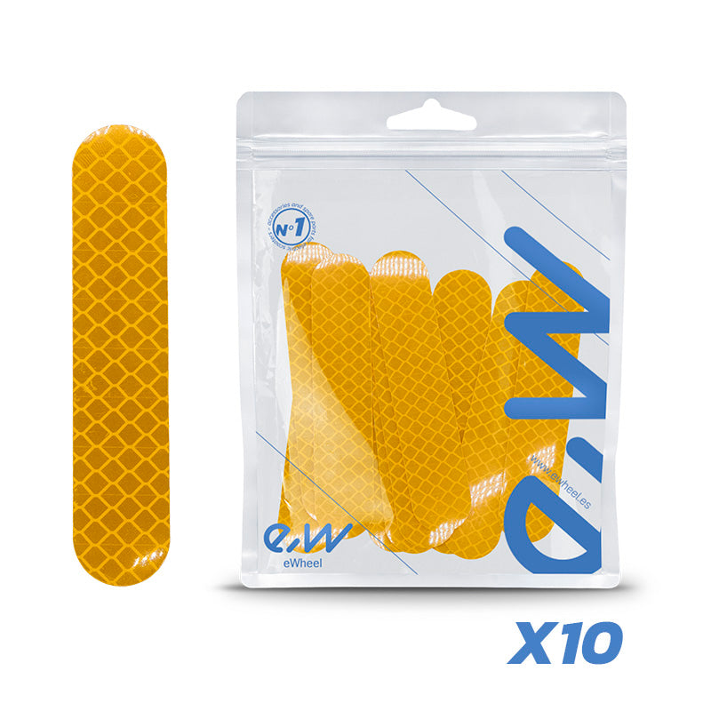Pegatinas reflectantes laterales amarillas para Xiaomi 5 Plus Pack de 10