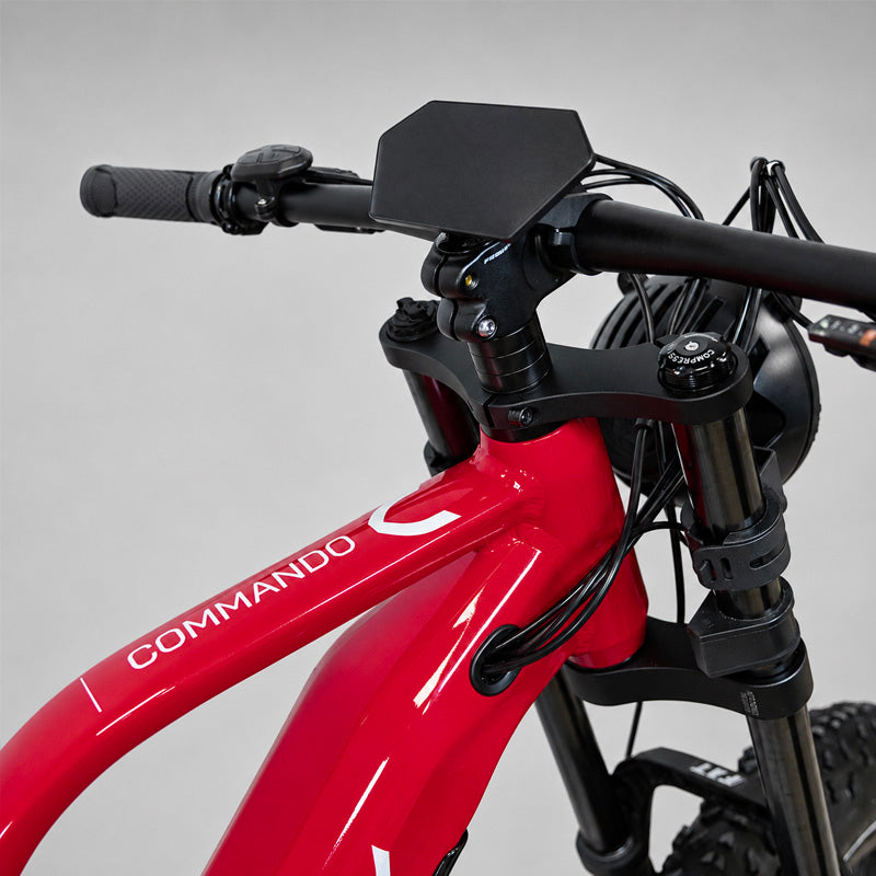 COMMANDO - Fatbike - Rojo cherry