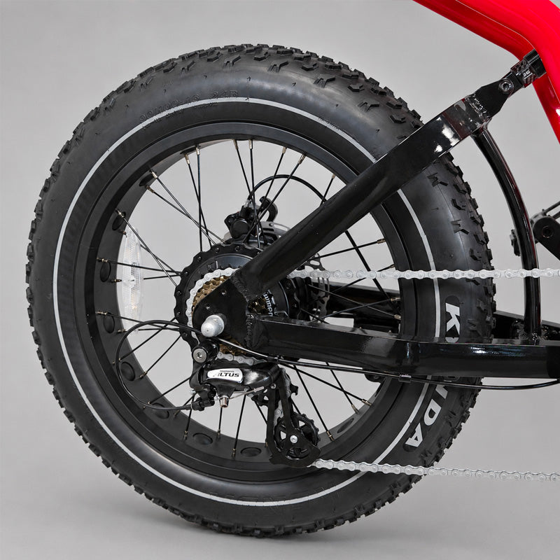 COMMANDO - Fatbike - Rojo cherry