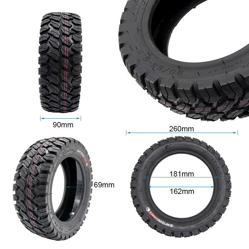 Neumático Tubeless Offroad 90/65-6,5 EWHEEL RHINOTRACK CON GEL