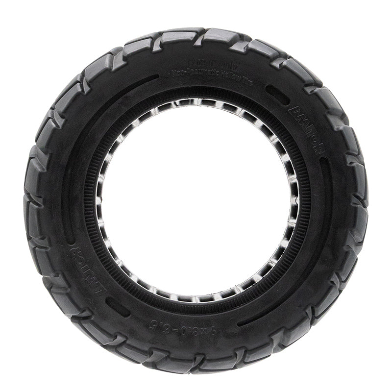 Roda maciça 9x3-5,5 linha preta [Amitor]