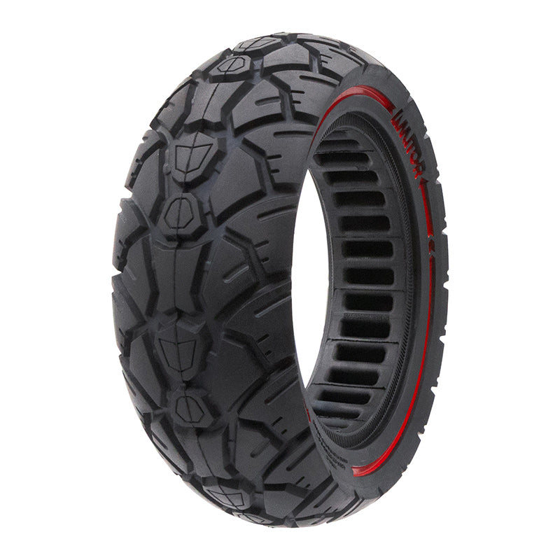 Roda maciça 10×3,0/255×80 (80/65-6) vermelha [Amitor]