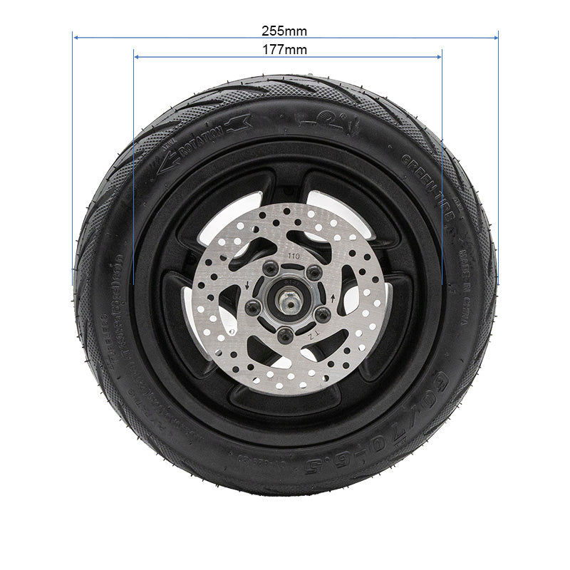 Rim with tire 6.5" and 50mm flange for Ninebot F2/F2 Pro E [Ninebot]