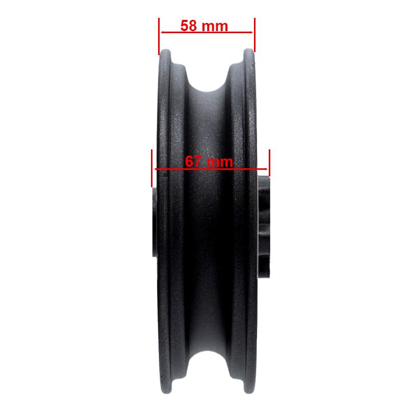 Llanta 6,5"/B50 roja para Smartgyro y Zwheel
