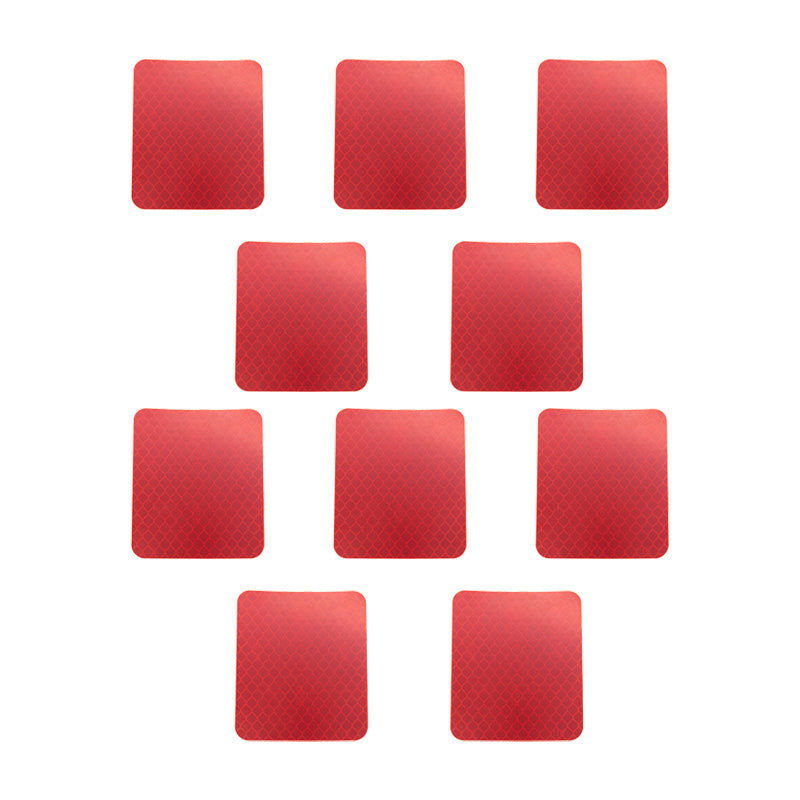 Pegatina reflectante 50x60mm roja para guardabarros Xiaomi - 10uds