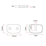 Plaquette de frein RS003-R en résine - 2pcs