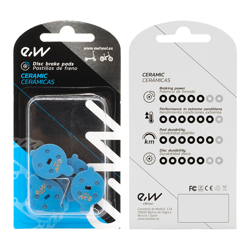 Pastilha de resina CT001-R para NIU [EWHEEL] - 2 conjuntos