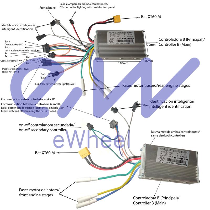 Controller 52V 35A 1500W-A LCD JP [J&P]