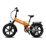 BRAVE ebike FATBIKE Pieghevole Arancione/Grigio