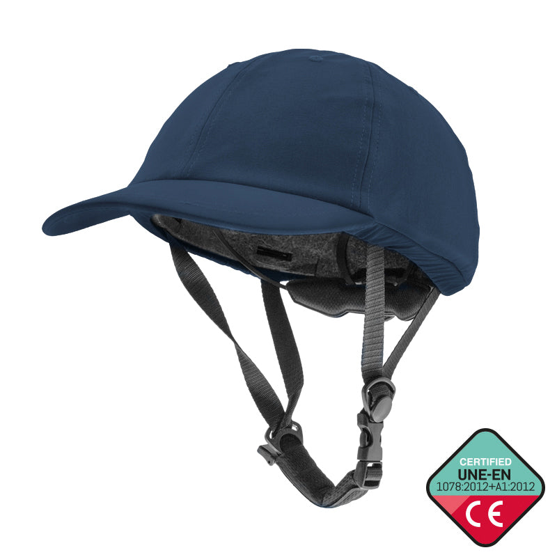 Casco con gorra CP01 azul talla única