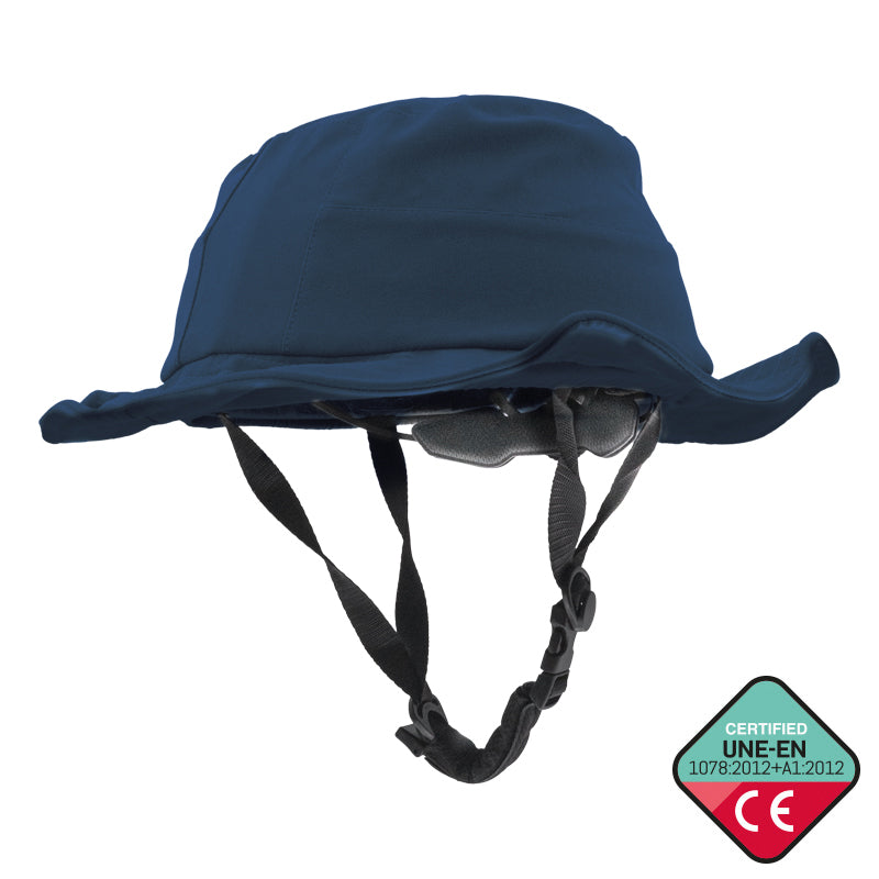 Casco con sombrero CP01 azul talla única