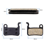 Pastiglia freno in resina rettangolare RS001-R per pinza xtech - 20 unità