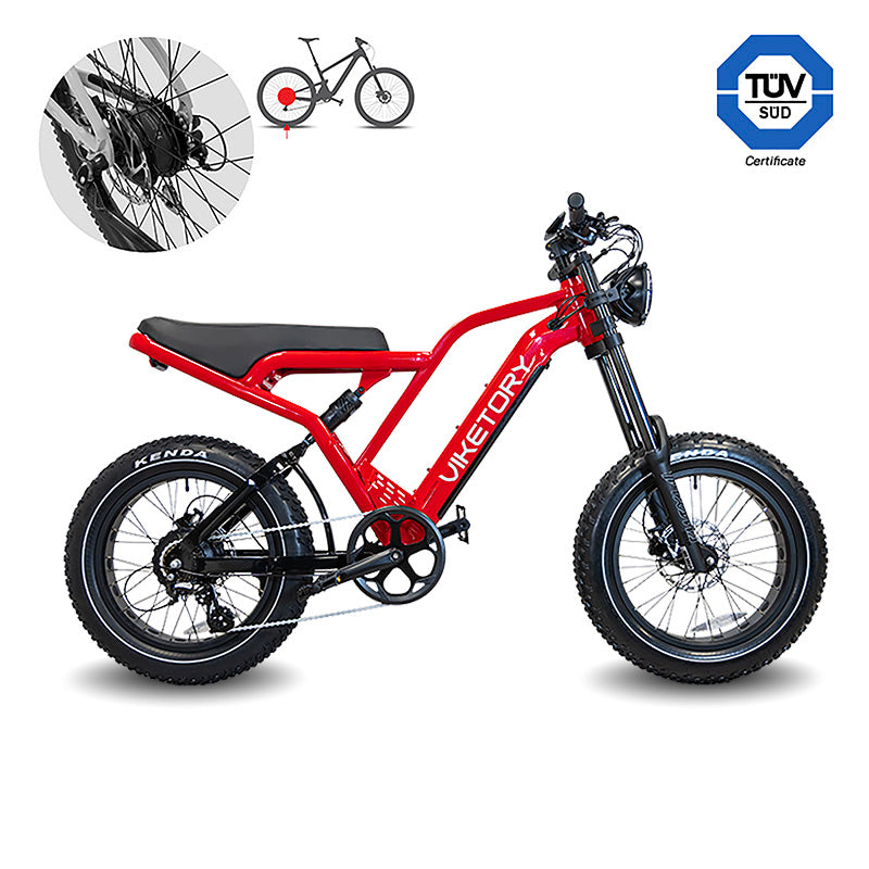 Vélo électrique Commando Rouge
