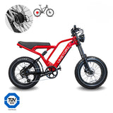 COMMANDO - Fatbike - Rojo cherry