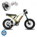 COMMANDO - Fatbike - Verde militar/Blanco
