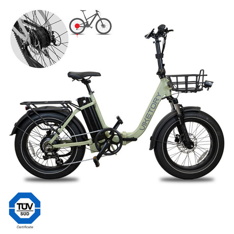 GRANIT - Fatbike pieghevole - Verde Giada