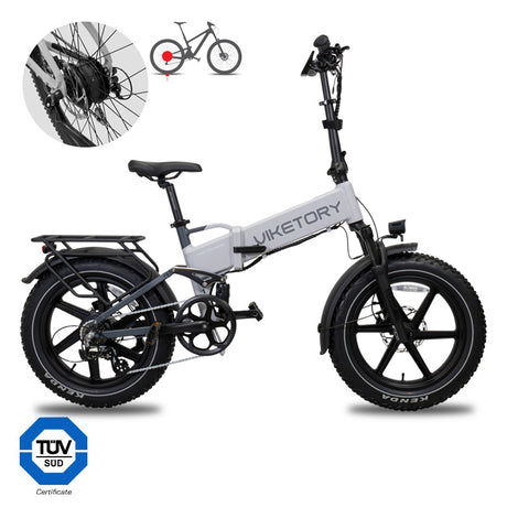BRAVE - Fatbike pieghevole - Grigio